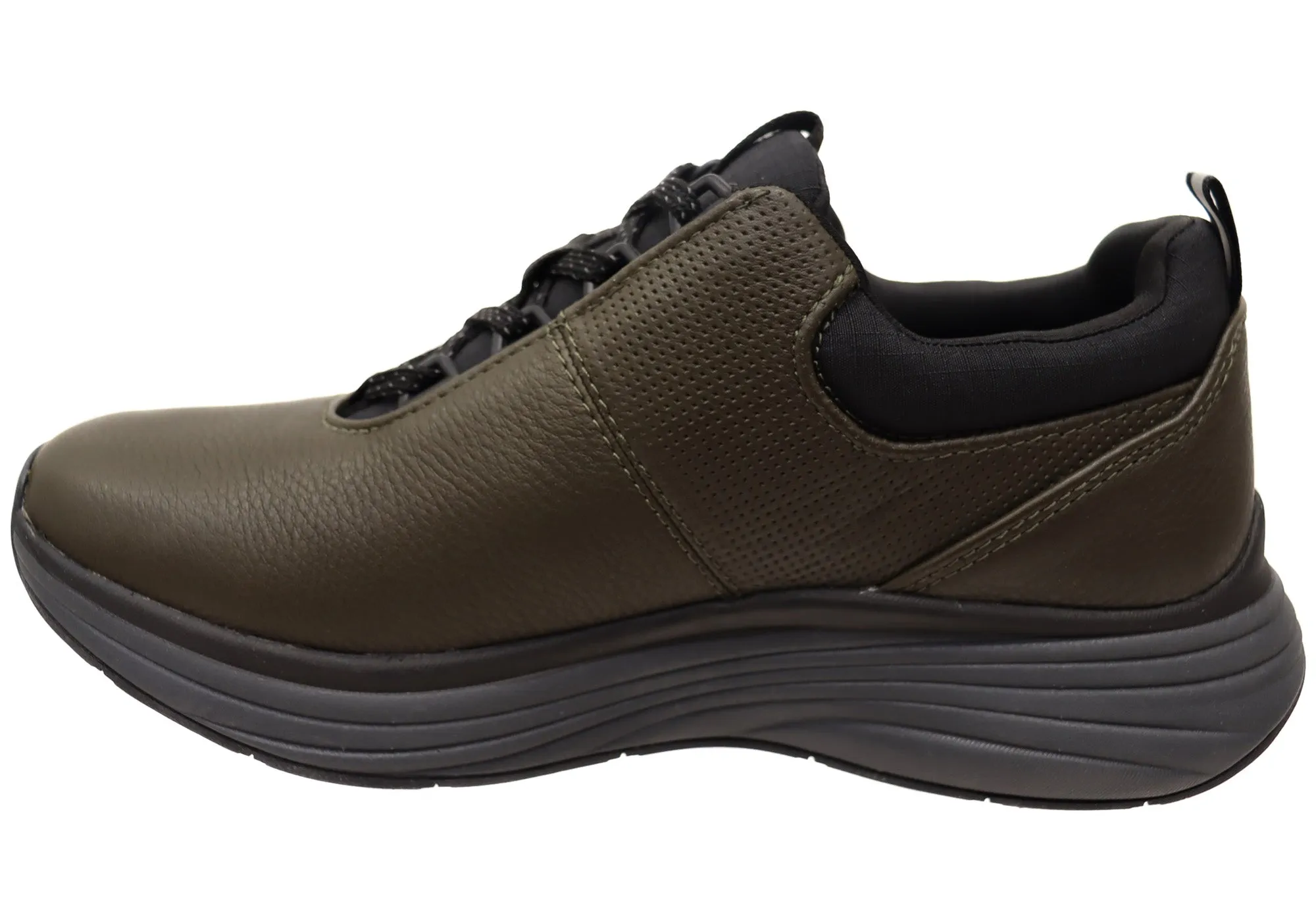 Align Tahoe Herren Bequeme Ledersneaker mit Weitem Schnitt und Fußgewölbestütze Align Schuhe