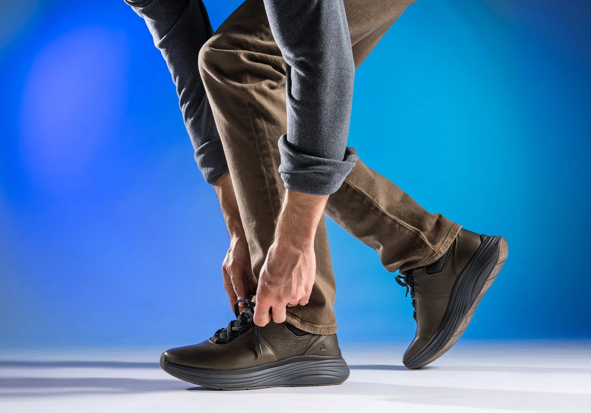 Align Tahoe Herren Bequeme Ledersneaker mit Weitem Schnitt und Fußgewölbestütze Align Schuhe