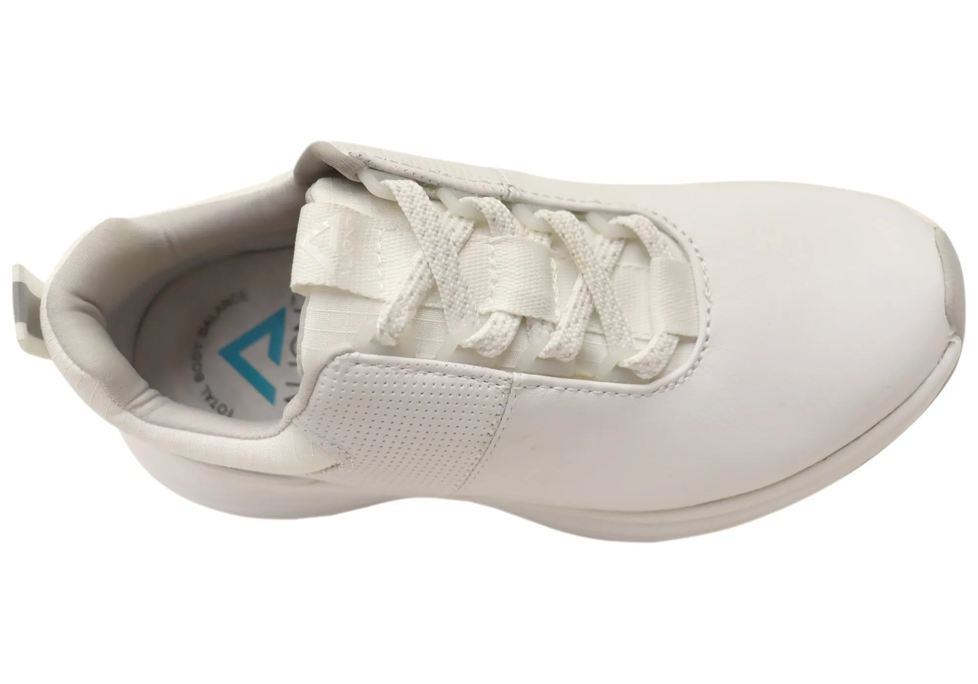 Align Tulia Damen Leder Weite Passform Bogenunterstützung Rutschfeste Schuhe Align Schuhe
