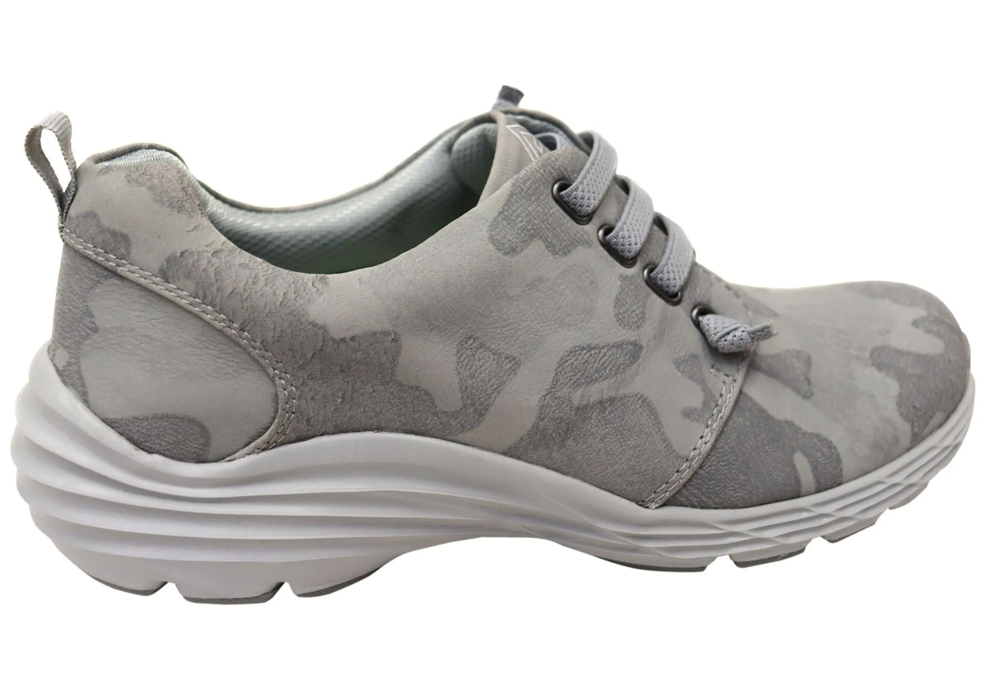 Align Velocity Damen Schlupf-Leder-Schuhe mit bequemer Fußgewölbeunterstützung Align Schuhe