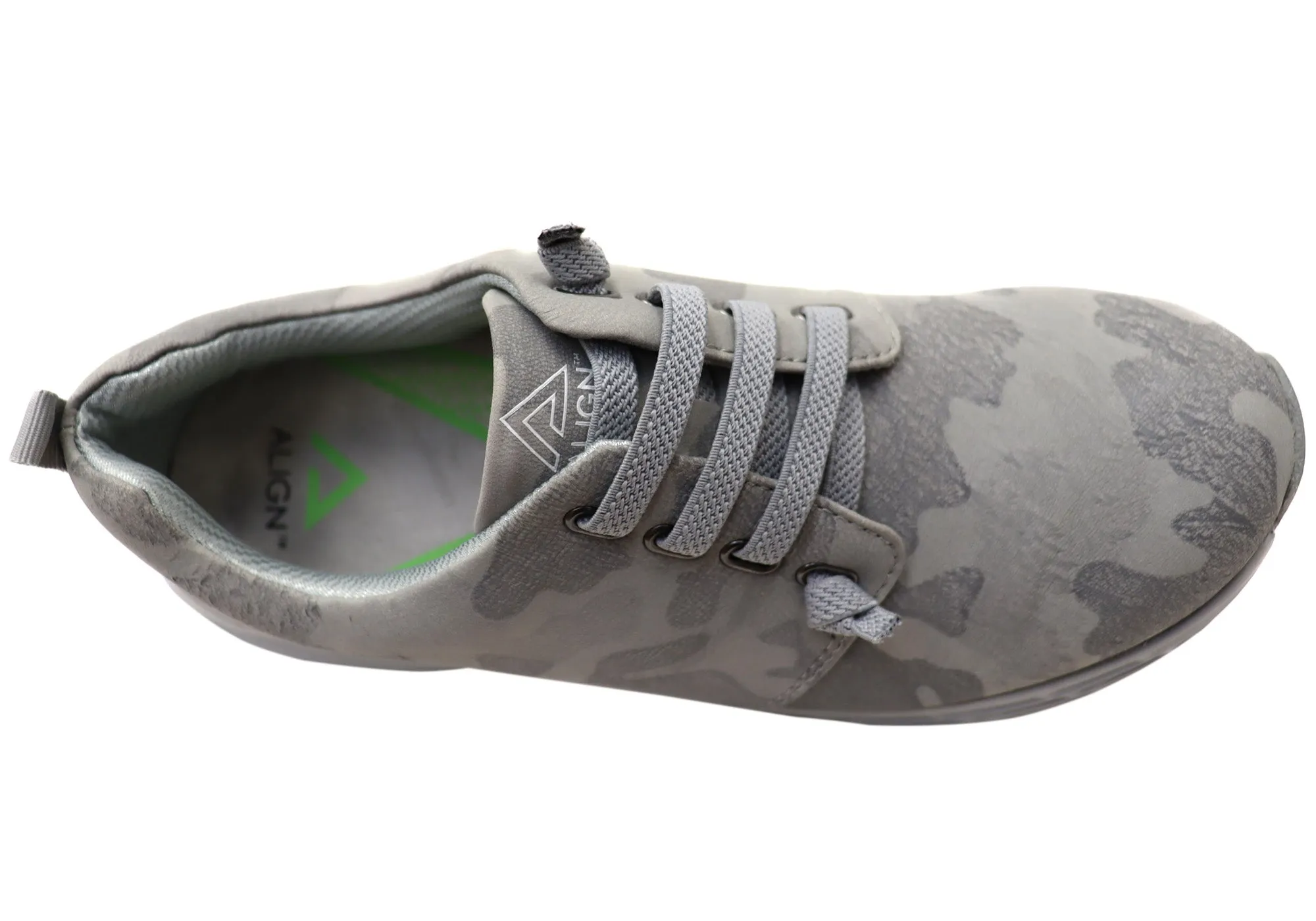 Align Velocity Damen Schlupf-Leder-Schuhe mit bequemer Fußgewölbeunterstützung Align Schuhe