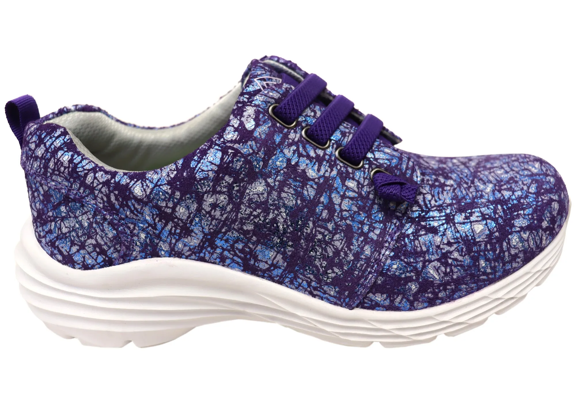 Align Velocity Damen Schlupf-Leder-Schuhe mit bequemer Fußgewölbeunterstützung Align Schuhe
