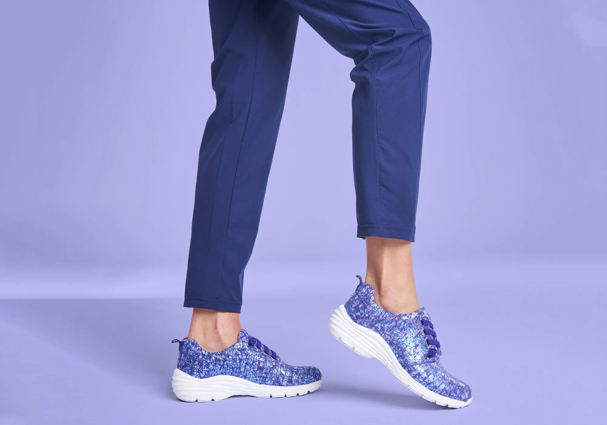 Align Velocity Damen Schlupf-Leder-Schuhe mit bequemer Fußgewölbeunterstützung Align Schuhe