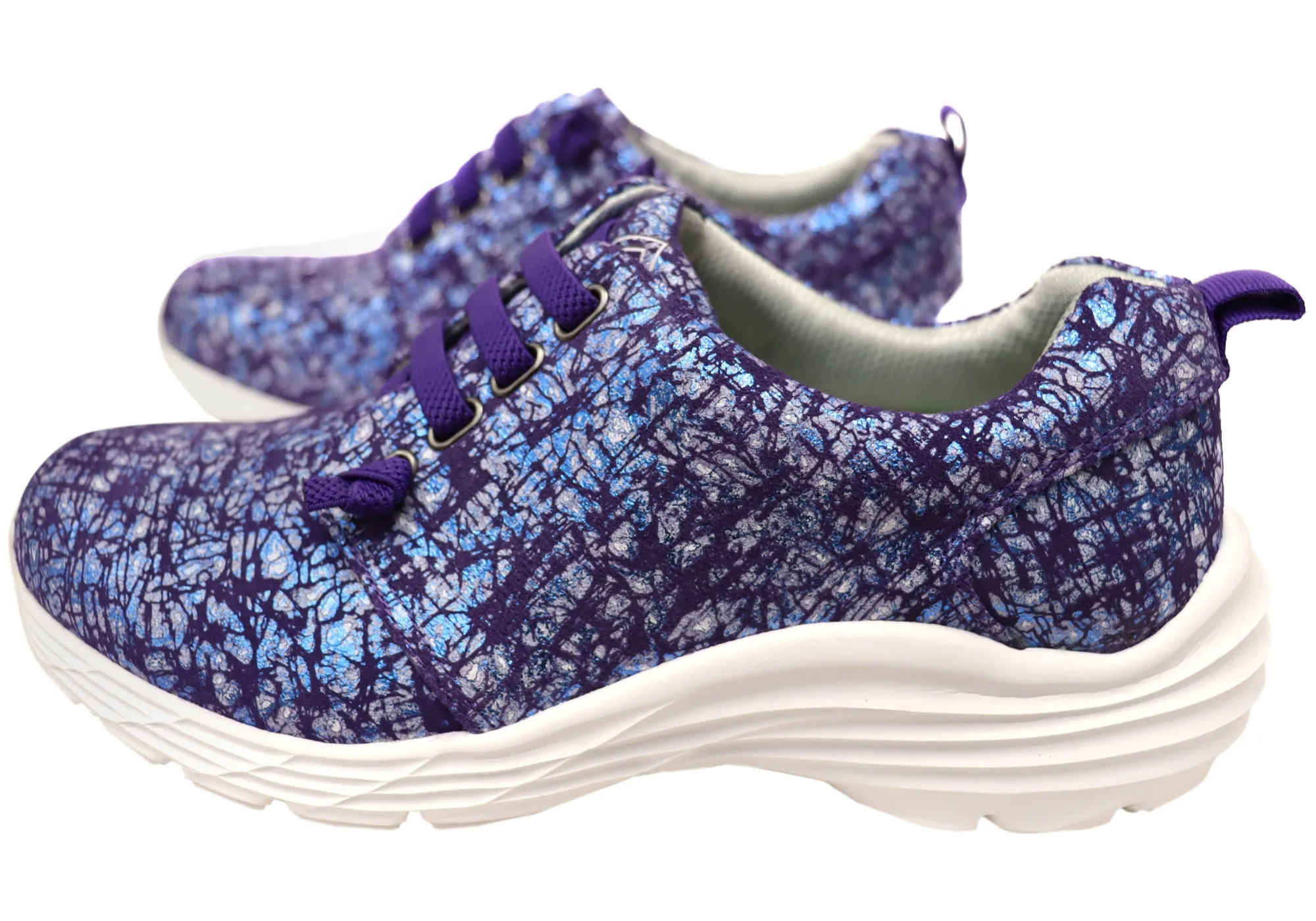 Align Velocity Damen Schlupf-Leder-Schuhe mit bequemer Fußgewölbeunterstützung Align Schuhe