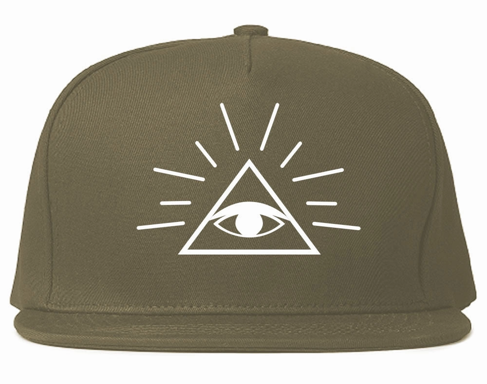 All Seeing Eye of Providence God Snapback Hat Cap