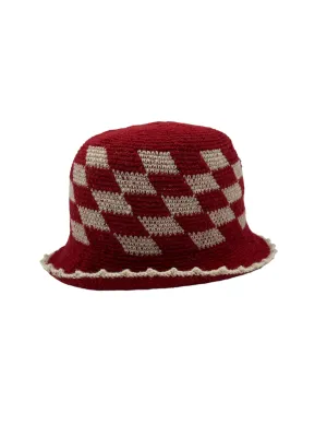 Alpaca Bucket - Red/White casual-cap