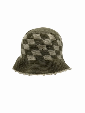 Alpaca Bucket - Sage/Cream winter-woolen-hat