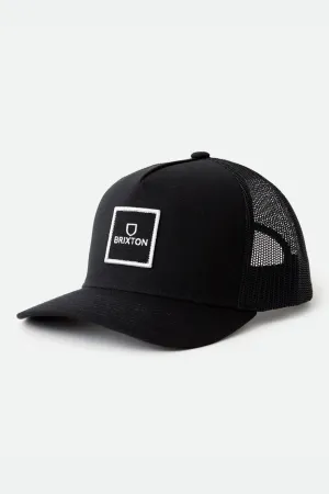 Alpha Block Netplus Trucker Hat - Black casual-dad-hat