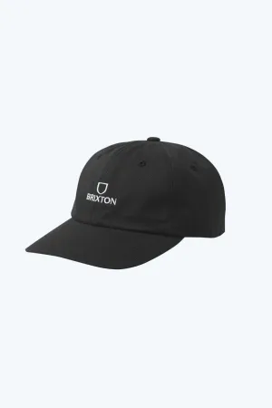 Alpha Netplus Adjustable Hat - Black/White Rinse casual-dad-hat