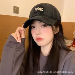 American Washed Denim Embroidered Baseball Cap casual-baseball-cap