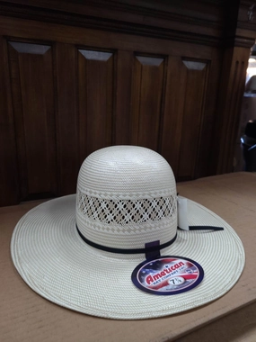 American Hat Co. Straw Hat #1011S-2CBLK spring-straw-hat