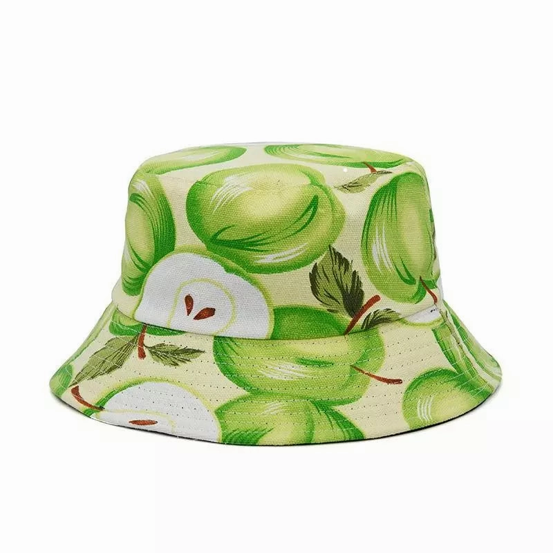 Apples Reversible Bucket Hat