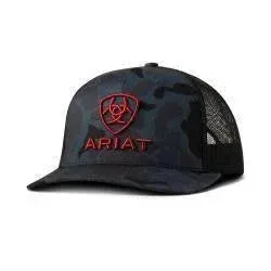 Ariat Camo 3D Embroidered Ballcap casual-baseball-cap