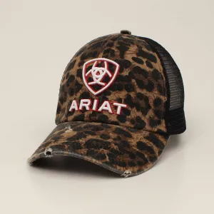 Ariat Cheetah Shield Ponytail Hat casual-baseball-cap
