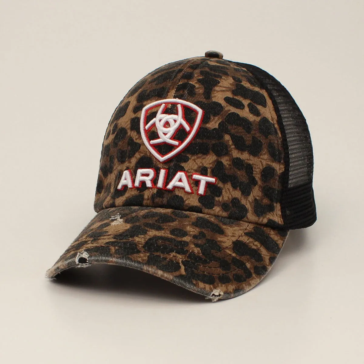 Ariat Cheetah Shield Ponytail Hat casual-baseball-cap