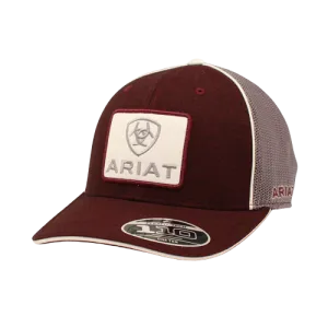 Ariat Maroon Logo Patch Cap casual-baseball-cap