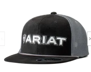 Ariat Rough Out Stitched Logo Hat casual-baseball-cap