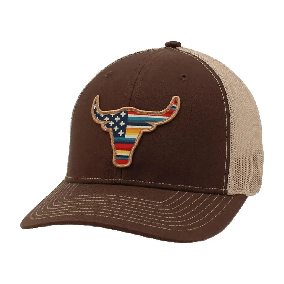 Ariat Serape Flag Bull Hat casual-baseball-cap