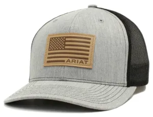 Ariat USA Flag Rubber Patch Hat casual-baseball-cap