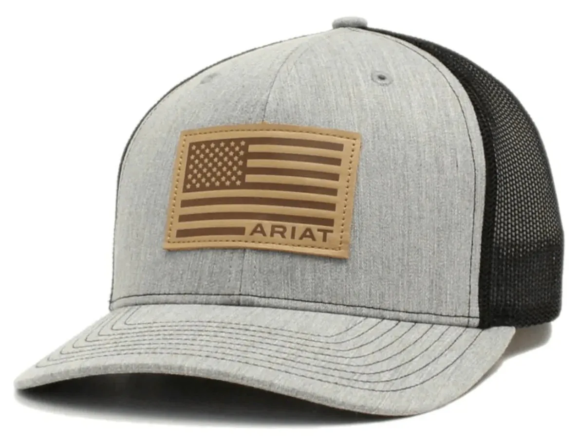 Ariat USA Flag Rubber Patch Hat casual-baseball-cap