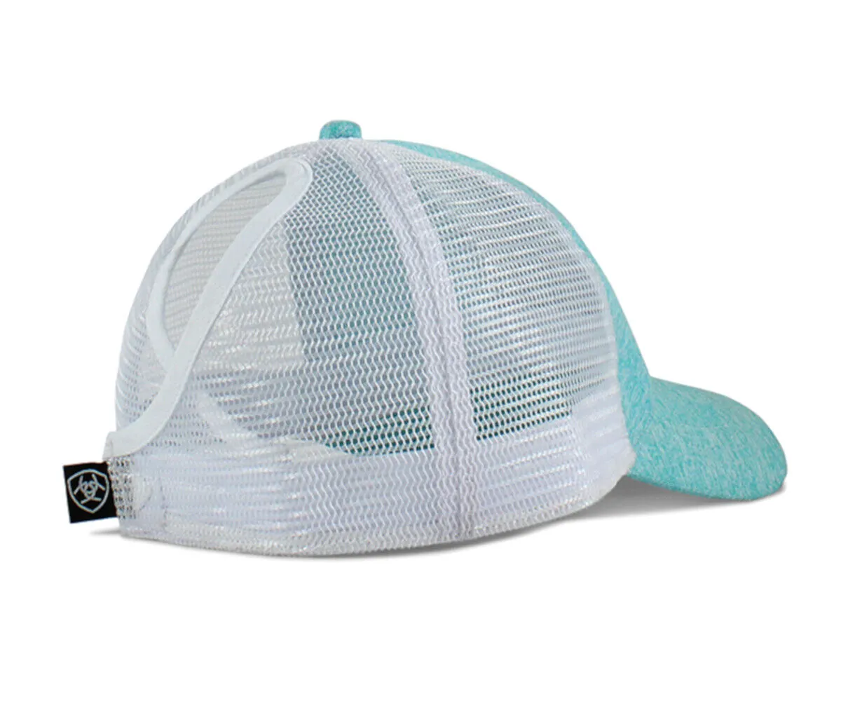 Ariat Western Hat Baseball Cap Ponyflo Logo Patch Mesh Back