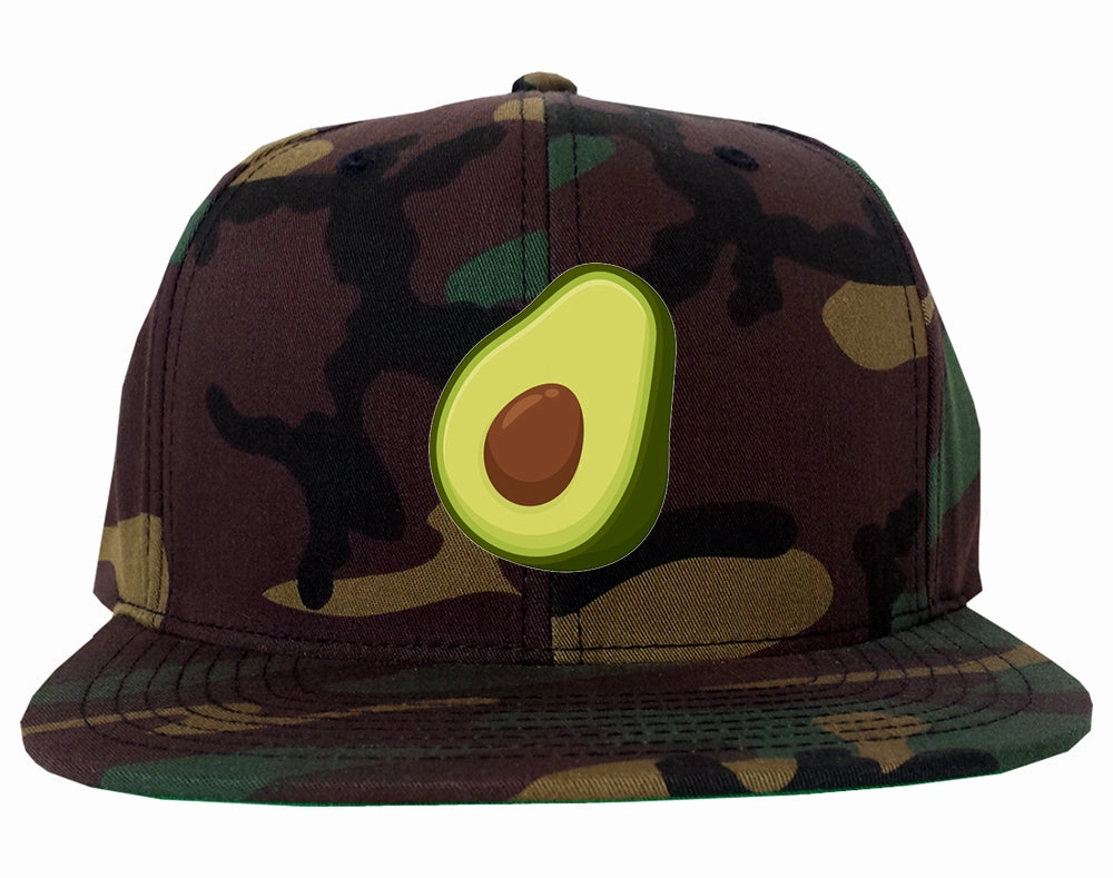 Avocado Vegan Chest Mens Snapback Hat