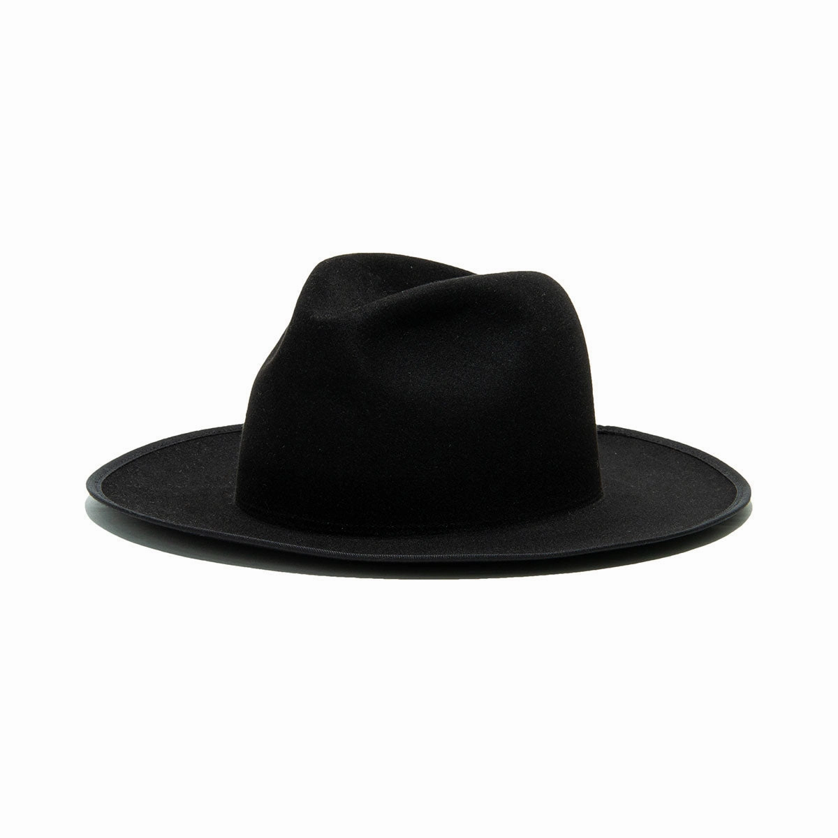 B.TRAVELERS - Black spring-straw-hat