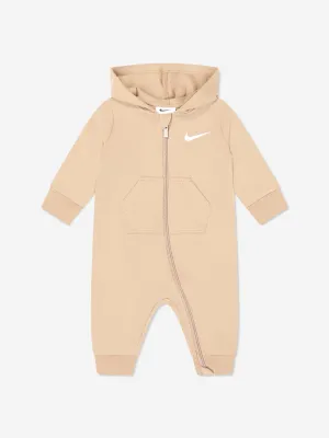 Baby Essentials Kapuzen-Overall in Beige