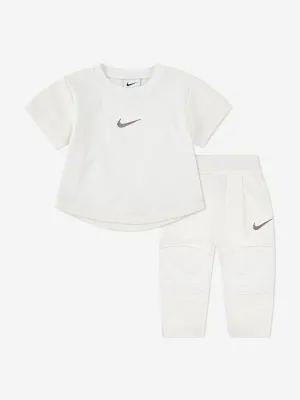 Baby Readyset T-Shirt und Joggers Set in Elfenbein