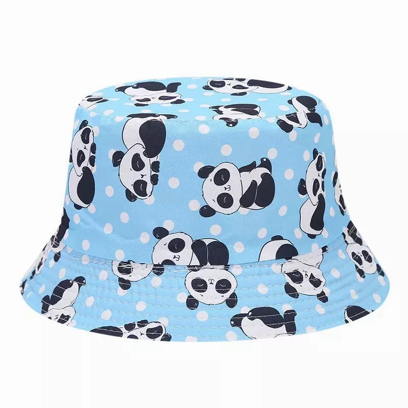 Baby Panda Kids Reversible Bucket Hat
