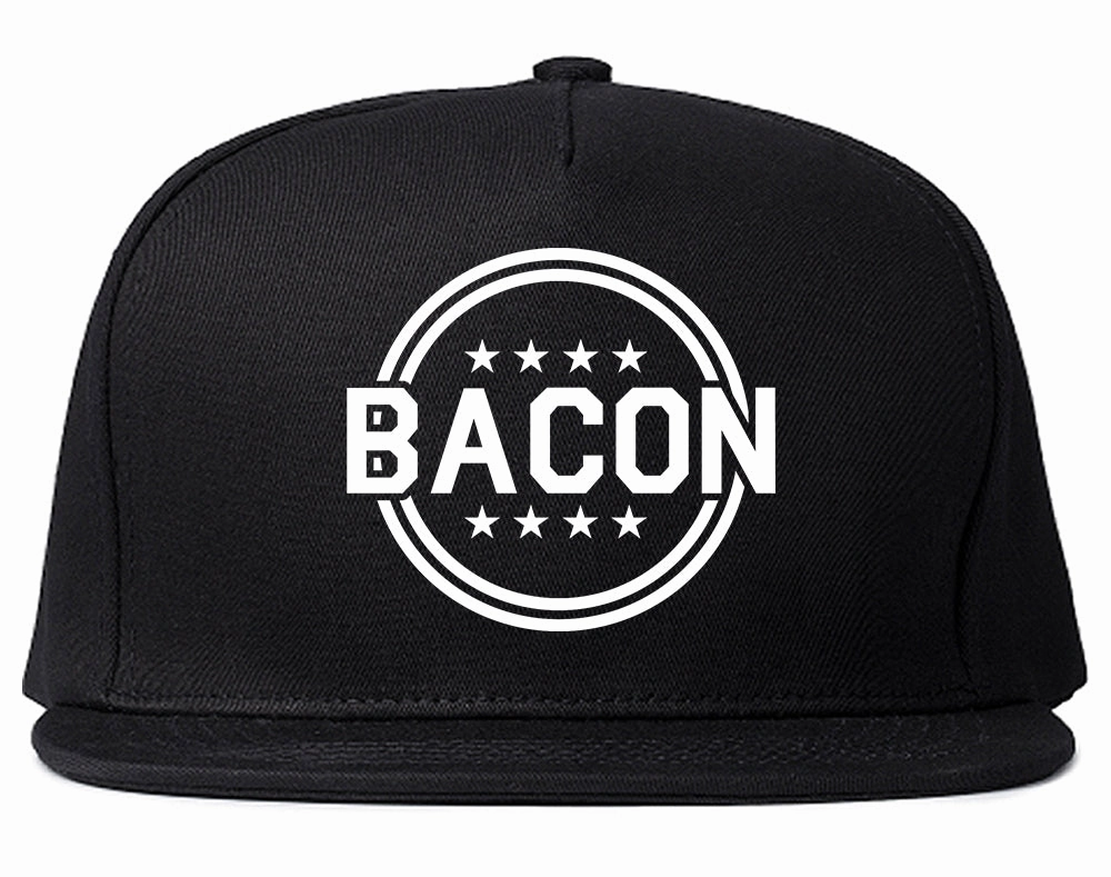 Bacon Stars Mens Snapback Hat