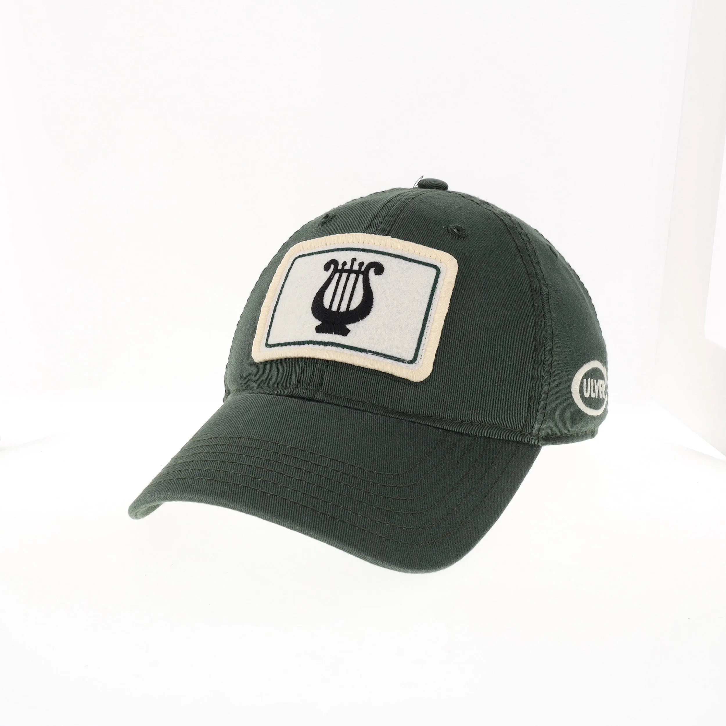 Band Patch Relaxed Twill Adjustable Hat - Green casual-dad-hat