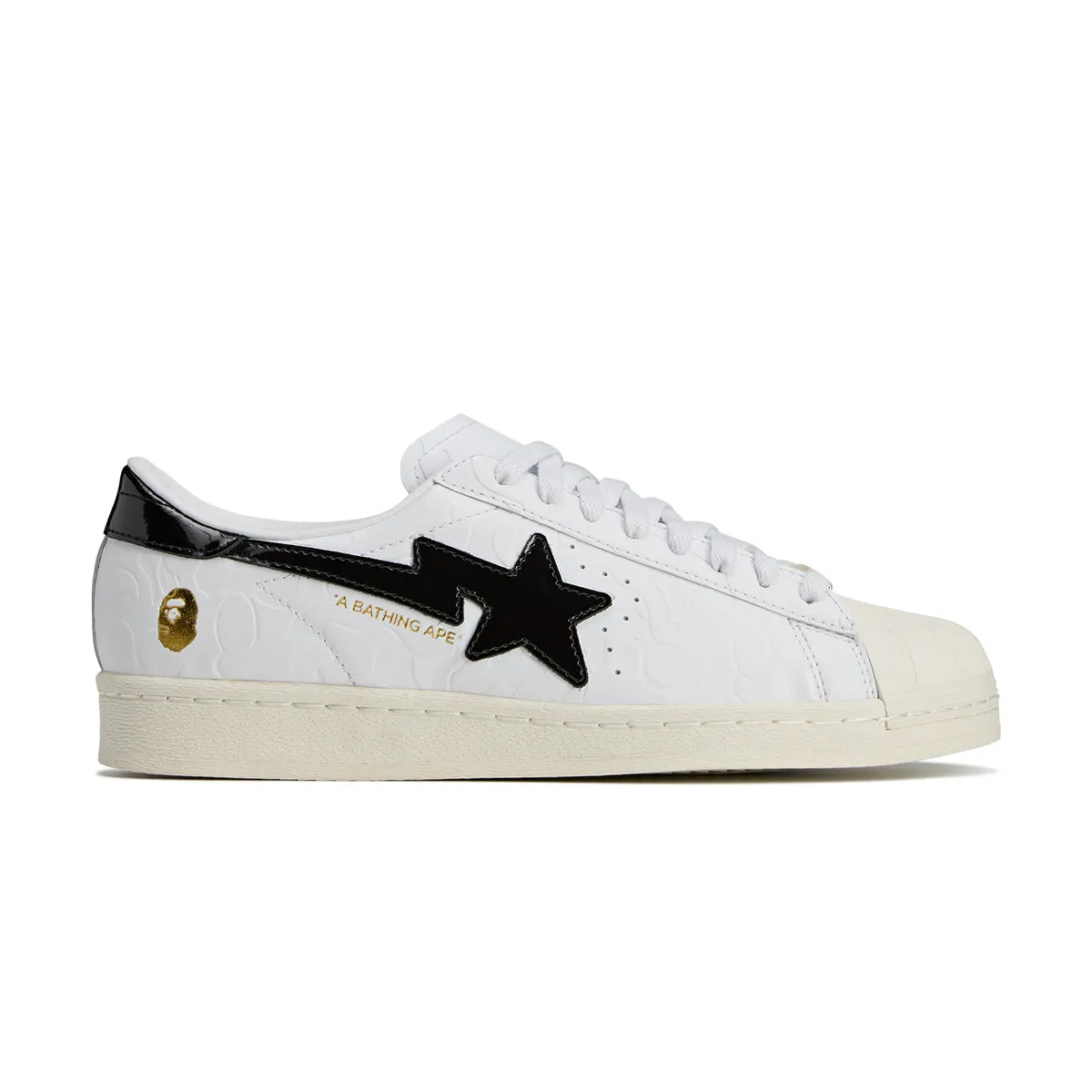   BAPE Superstar Vintage 'Weiß Schwarz'
