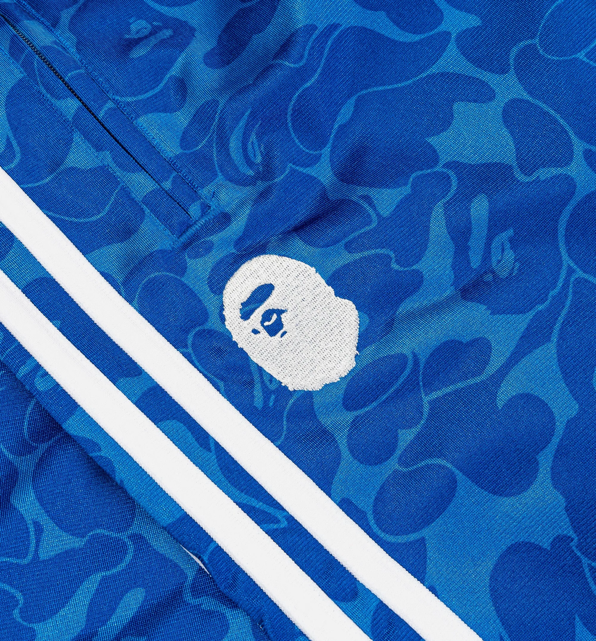 Bape x Adidas All Over Print Herren Sporthose - Blau