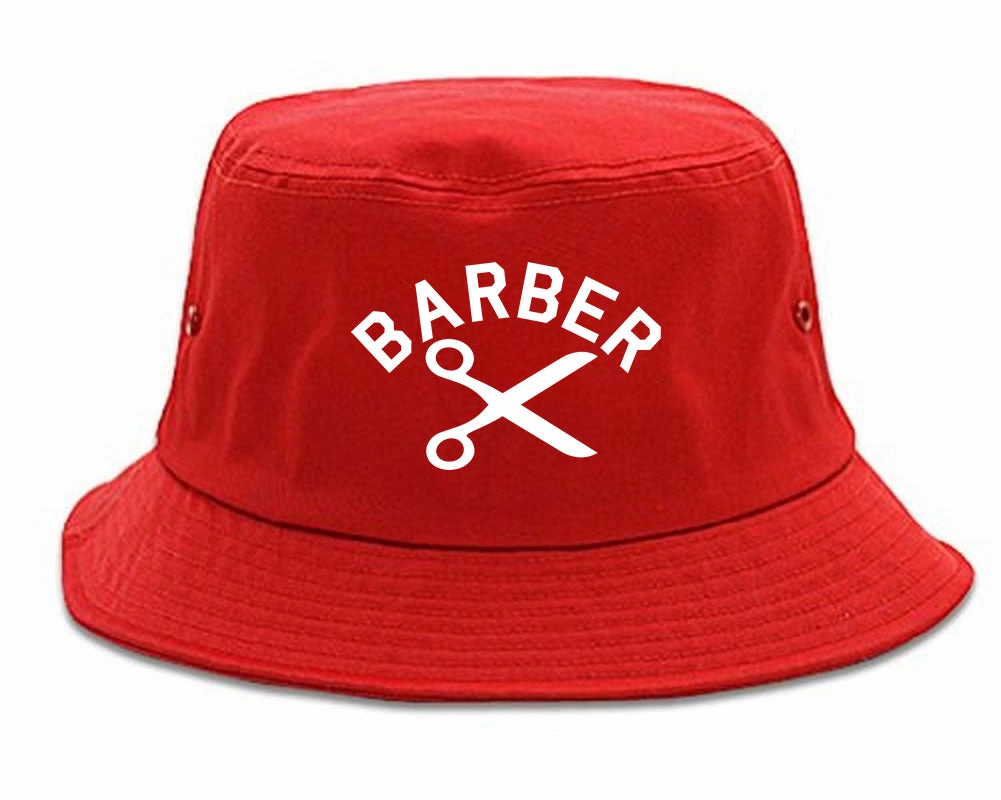Barber Scissors Mens Bucket Hat