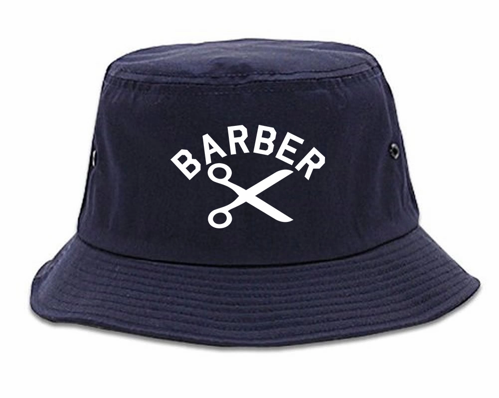 Barber Scissors Mens Bucket Hat