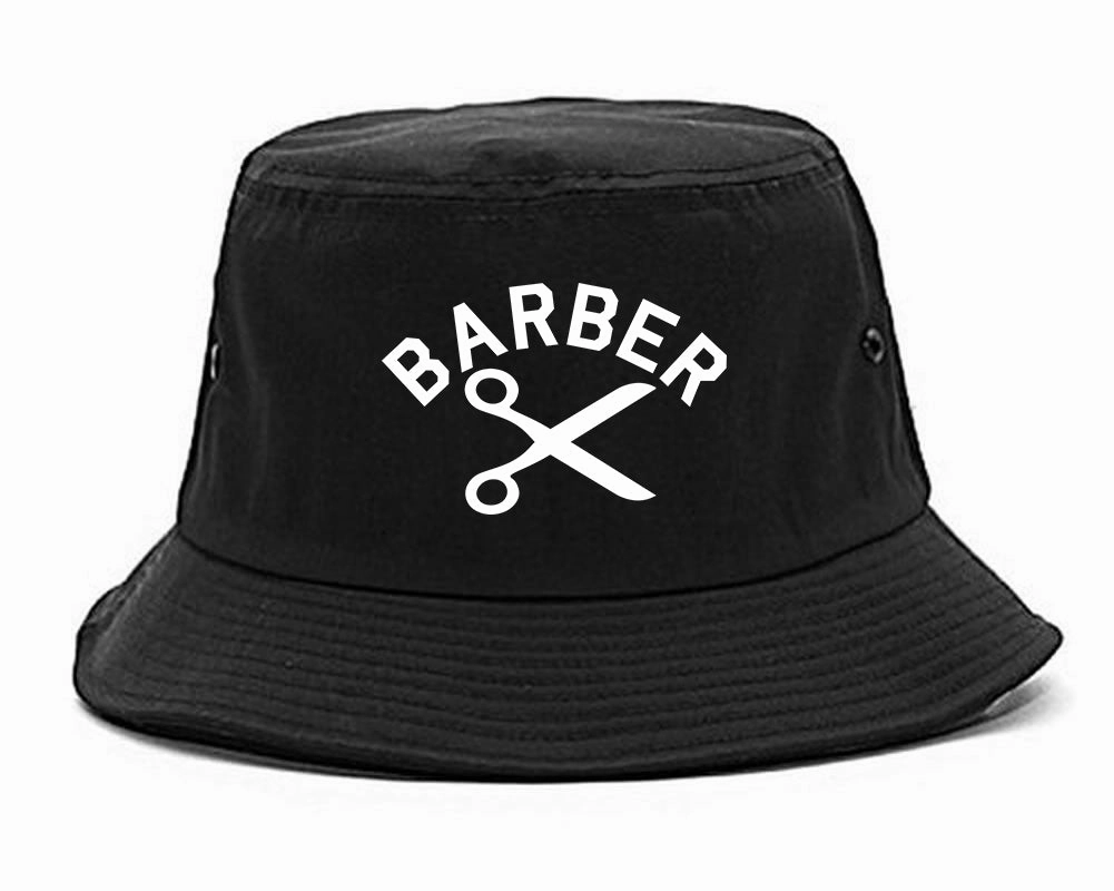 Barber Scissors Mens Bucket Hat