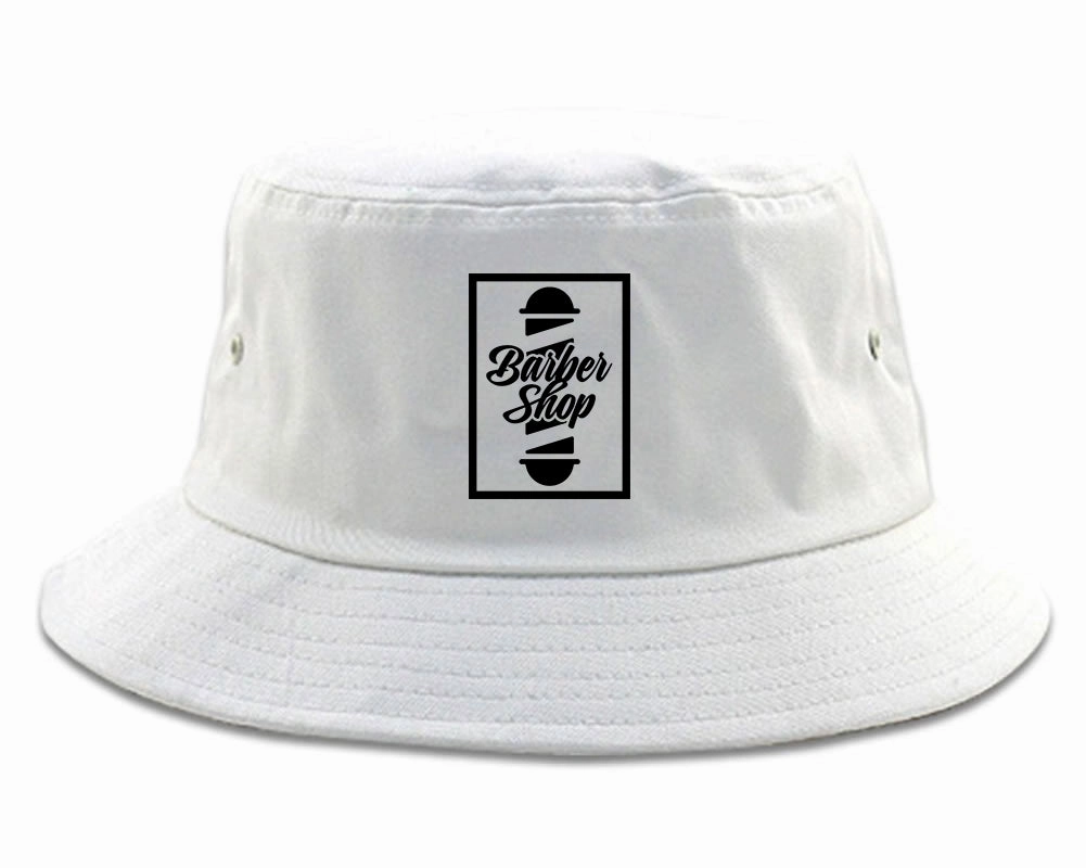 Barbershop Pole Chest Mens Bucket Hat