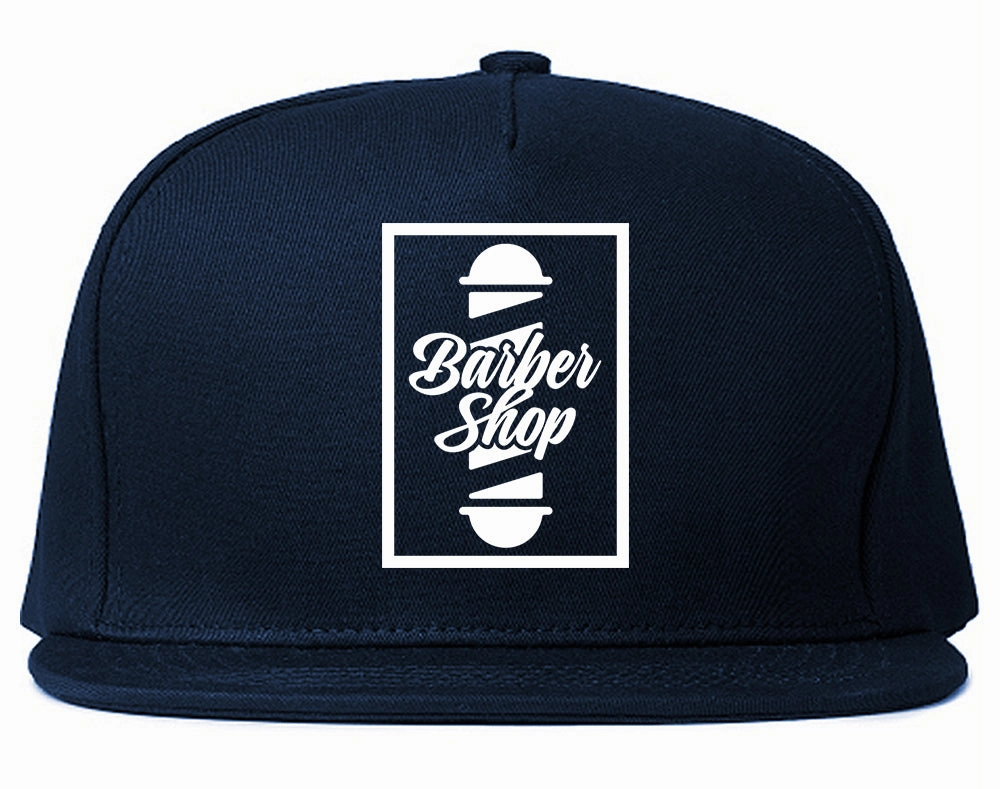 Barbershop Pole Chest Mens Snapback Hat