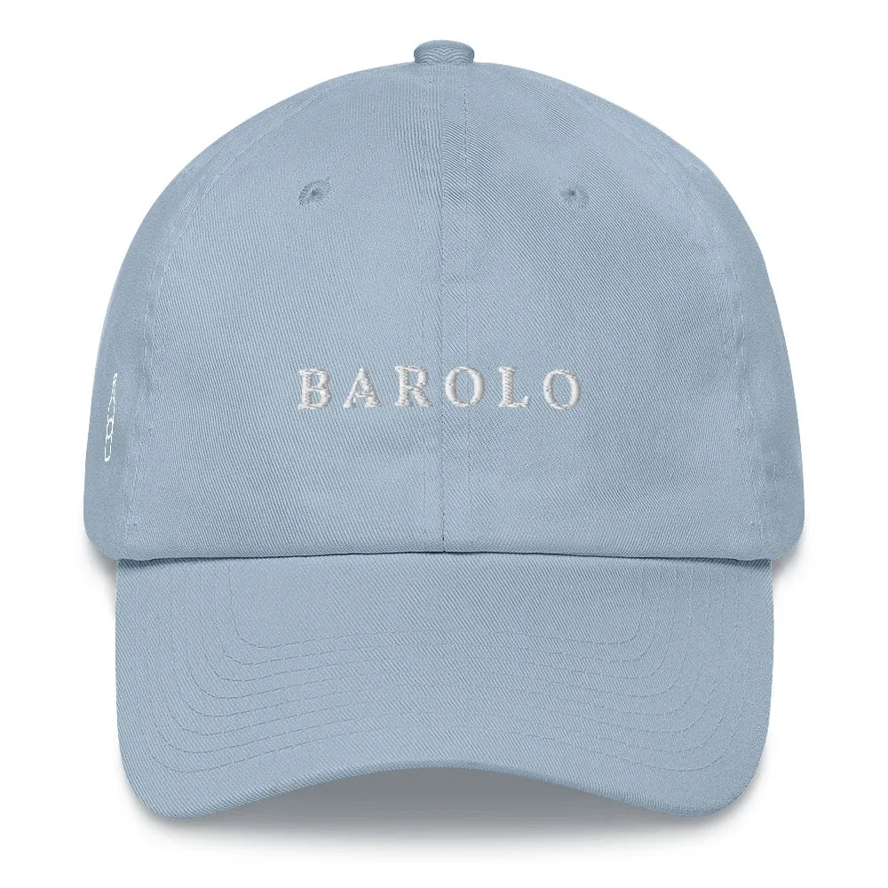 Barolo Cap White Font casual-baseball-cap