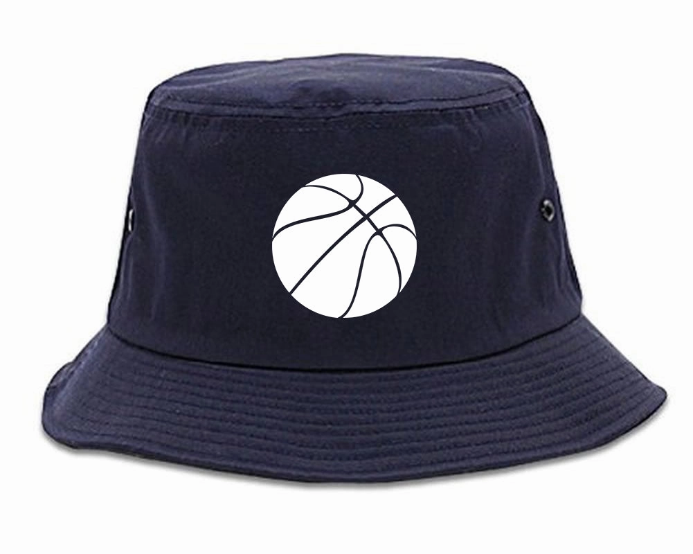 Basketball Logo Chest Mens Bucket Hat