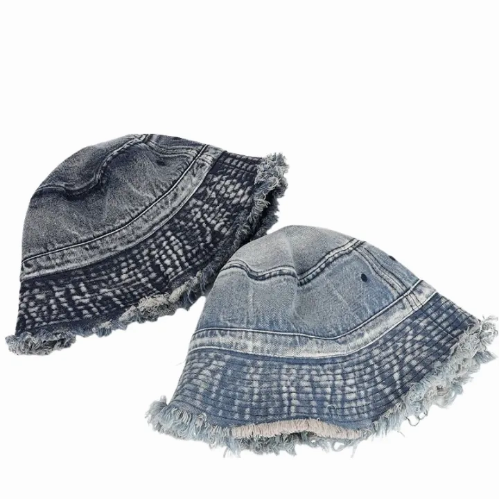 Basquiat Denim Bucket Hat