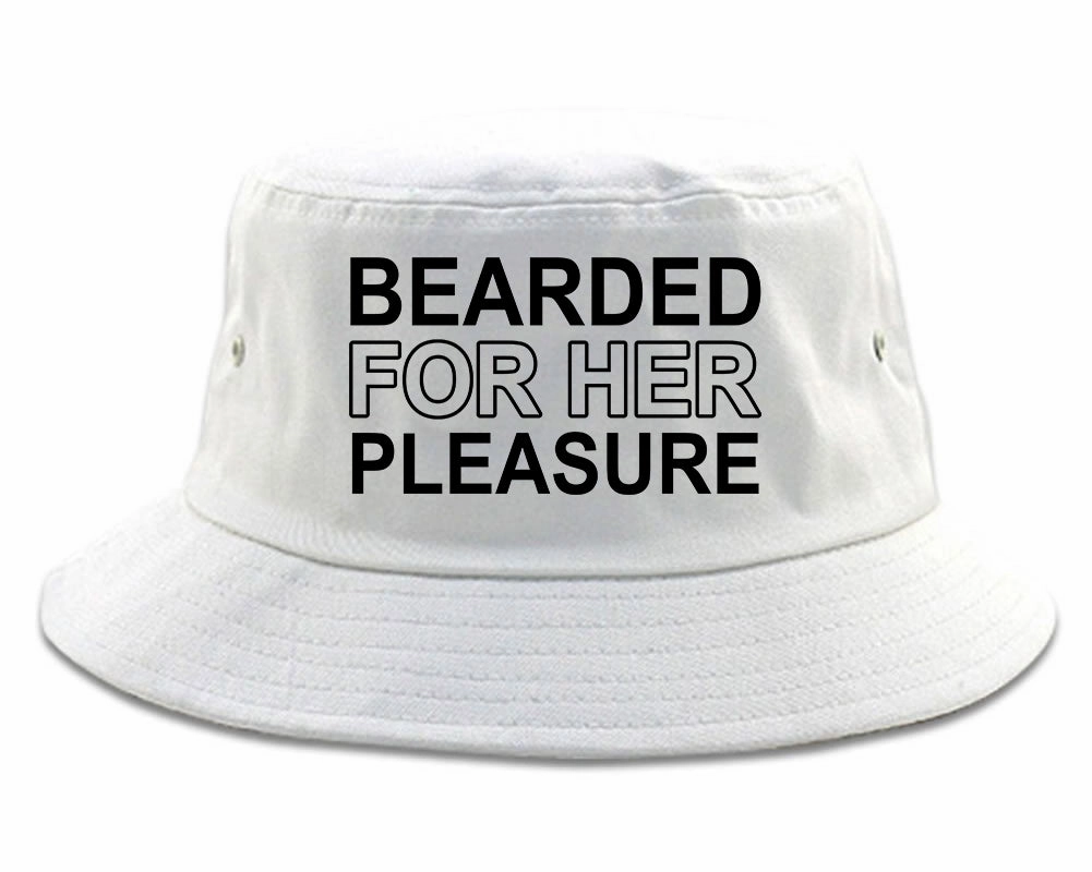 Bearded For Her Pleasure Beard Mens Bucket Hat