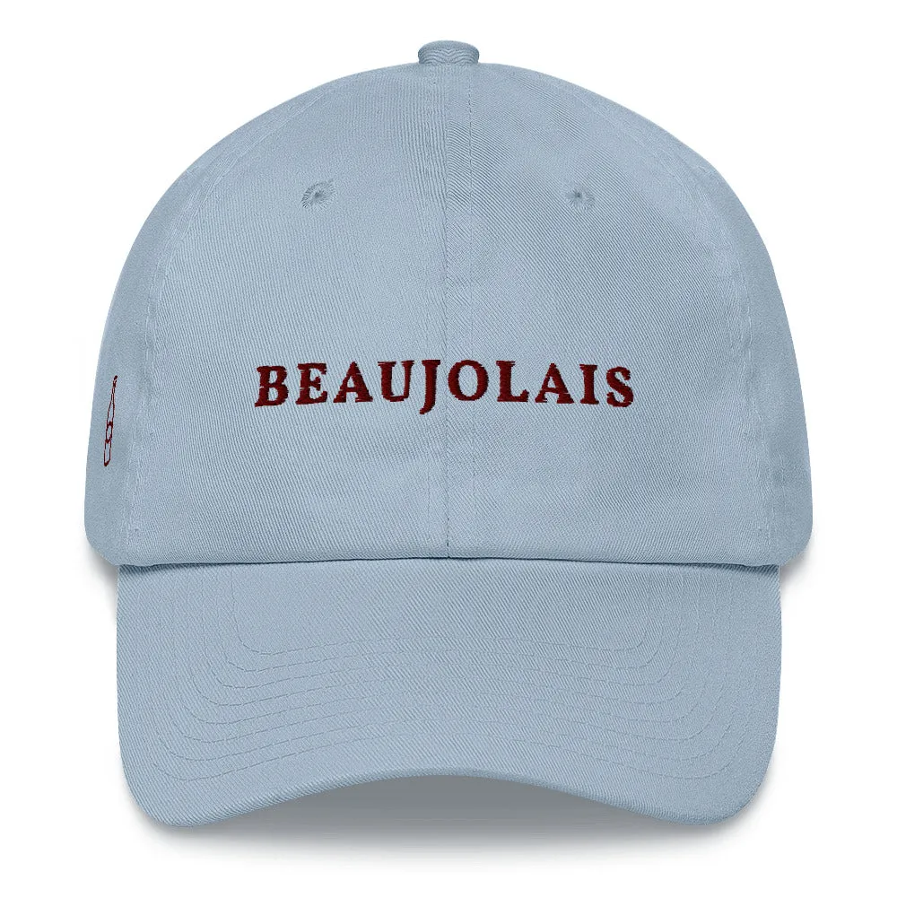Beaujolais Cap Wine Font casual-baseball-cap