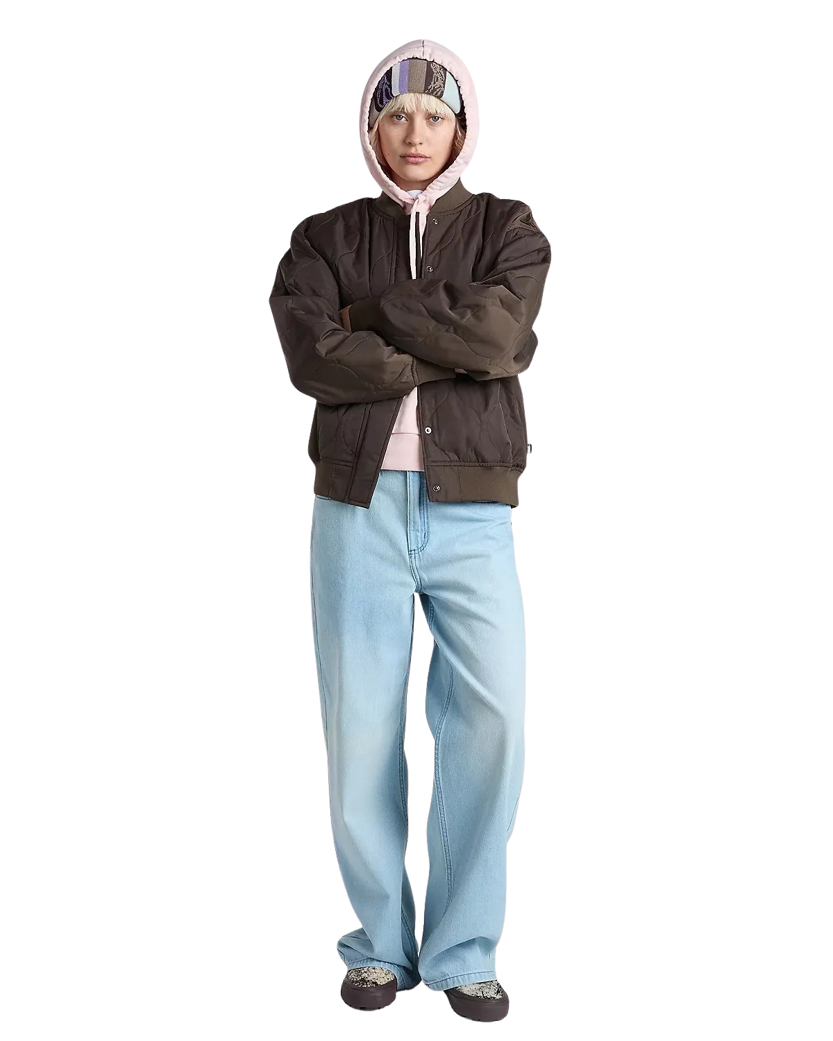Bennett Stepp-Bomberjacke in Türkischem Kaffee