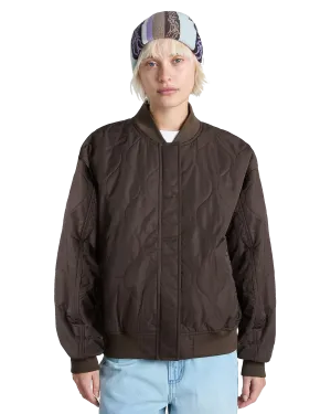 Bennett Stepp-Bomberjacke in Türkischem Kaffee