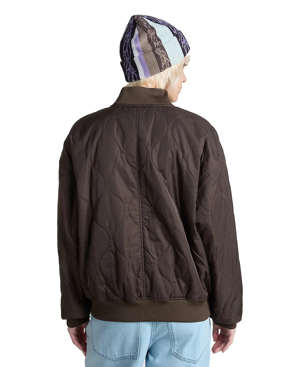 Bennett Stepp-Bomberjacke in Türkischem Kaffee