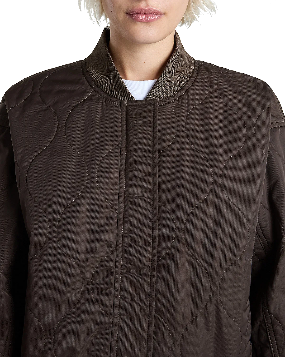 Bennett Stepp-Bomberjacke in Türkischem Kaffee