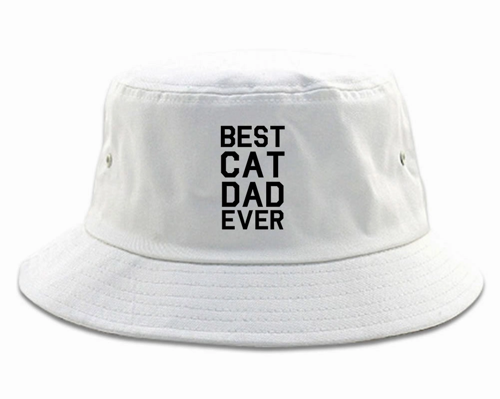 Best Cat Dad Ever Mens Bucket Hat