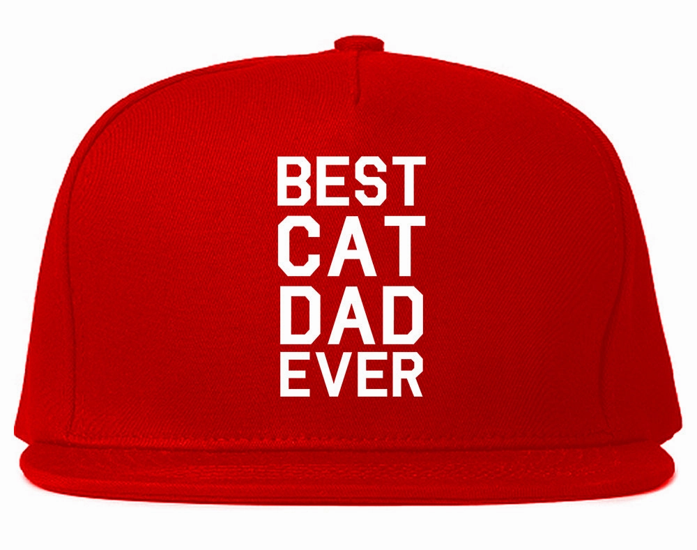 Best Cat Dad Ever Mens Snapback Hat